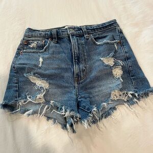 High rise Jean shorts